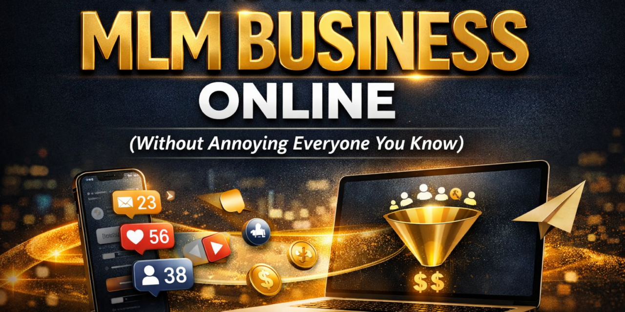 How to Market Your MLM Business Online (Without Annoying Everyone You Know)