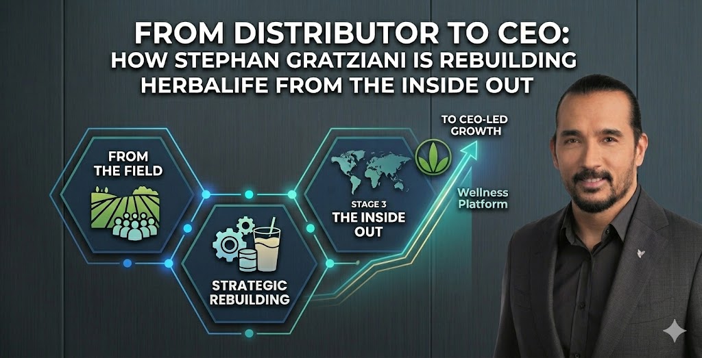 From Distributor to CEO: How Stephan Gratziani Is Rebuilding Herbalife From the Inside Out