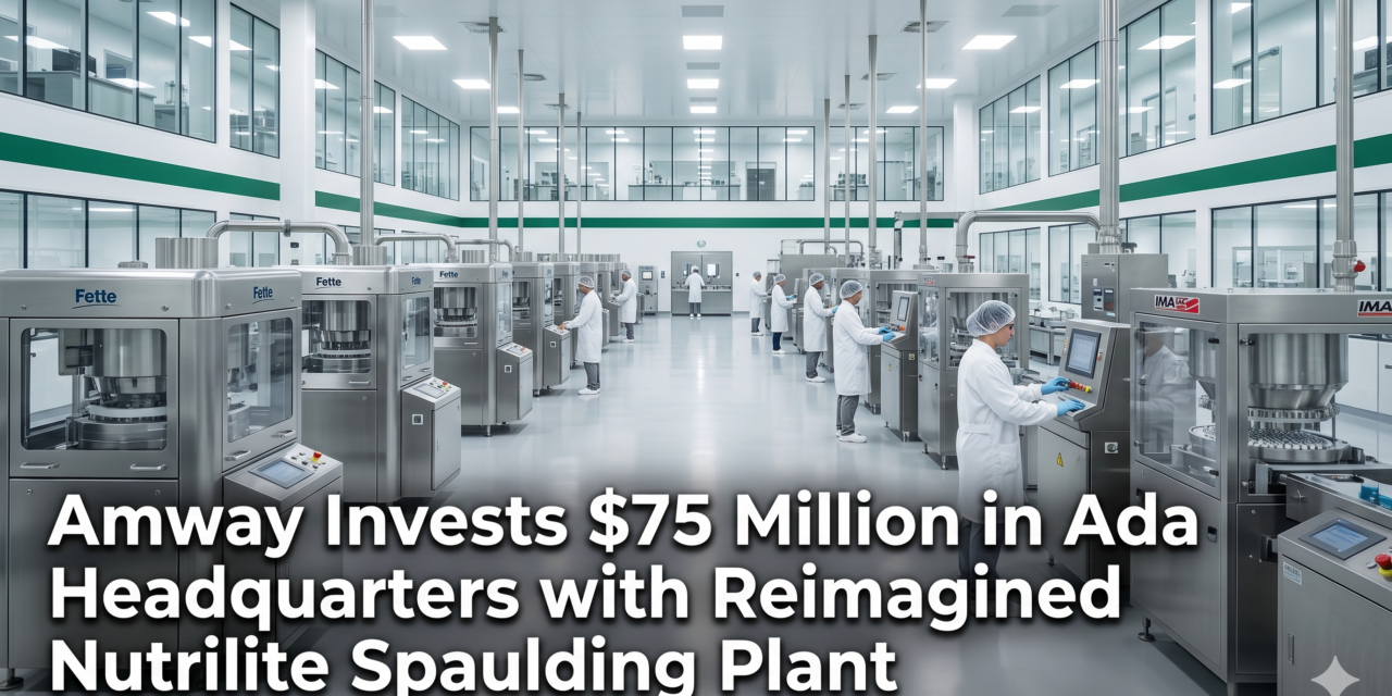 Amway Invests $75 Million in Ada Headquarters with Reimagined Nutrilite Spaulding Plant