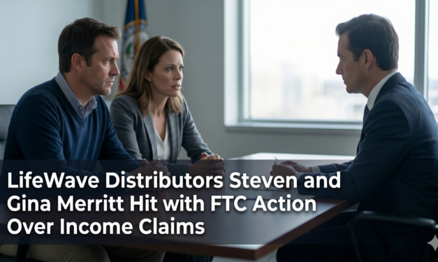 LifeWave Distributors Steven and Gina Merritt Hit with FTC Action Over Income Claims